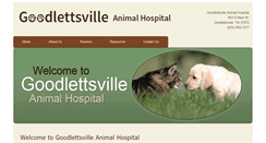 Desktop Screenshot of goodlettsvilleanimal.com